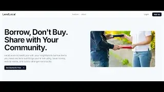 LendLocal  Full Stack Community Sharing App | Next.js, Node.js, Socket.IO | Real Project Walkthrough