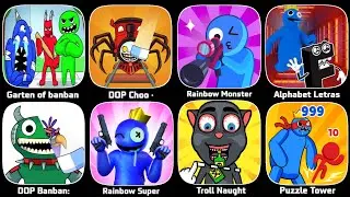 Garten Of Banban Puzzle,DOP Banban,DOP Choo Choo,rainbow Monster,Alphabet Letras,Rainbow Supre