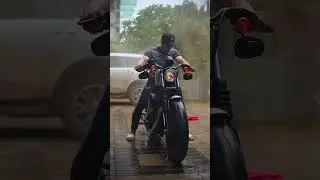 Deadpool X Wolverine with a beautiful harley davidson , watch our latest harley davidson delivery