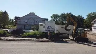 Midland Lincoln Park Residences Drone Views of Construction.  Midland, MI has Lincoln Park?  Haha