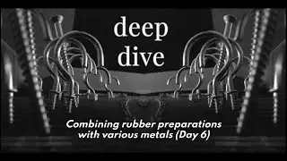 Combining rubber preparations with various metals (Day 6)