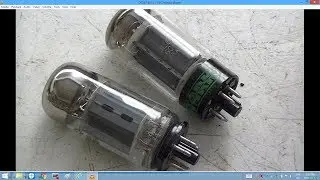 audio review #9, Russian VS USA, 6L6GC tube test w Hickok tester mutual conductance meter