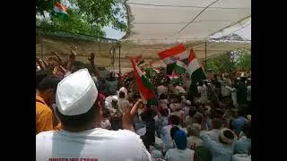 Anna Hazare's One Day Fast at Rajghat, New Delhi
