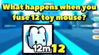 What happens when you fuse 12 toy mouse? (Roblox Pet Simulator X - Steampunk)