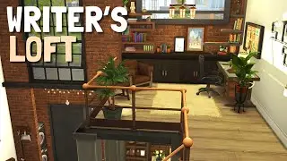 Writer's Loft ✏️ | The Sims 4 | Speed Build (No CC)