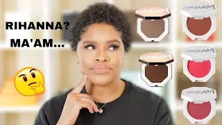 FENTY BEAUTY CREAM BRONZER/BLUSHES REVIEW | FULL FACE FENTY BEAUTY 2020  | KAYLAN ALEX