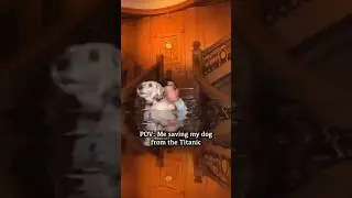 Saving My Dog From the Titanic 🐶 @TheJessiiShow #TheManniiShow.com/series