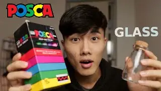 Работают ли ручки Posca на СТЕКЛЕ?! Рисование ручками Posca