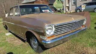 1963 Chevy II Nova 4 door Sedan Survivor
