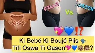 Fanm Ansent Vinn konnen ki beb&eacute; ki Bouje Plis Nan Vant ou🗣 Tifi👧🏽Oswa ti gason👶🏽💖💙??