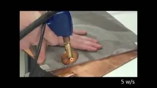Sunstone AC and CD welders with PG2 hand piece mesh roll spot welding