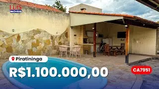 LINDA CASA LINEAR C/2 SU&Iacute;TES EM &Oacute;TIMA LOCALIZA&Ccedil;&Atilde;O NO BARRAVENTO PIRATININGA I LUIS IM&Oacute;VEIS (CA7951)