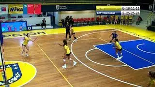 Liga Nacional de V&oacute;leibol A1 UdeC vs Boston College. Categor&iacute;a Damas