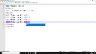HTML Mini Series 5 Header