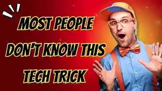 MOST PEOPLE DON’T KNOW THIS TECH TRICK