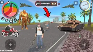 Stone Giant (Stone Man Fight Iron Tank) Fire Stone Giant Fight Police Man - Android Gameplay HD