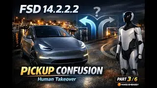 Тестирование Tesla FSD 14.2.2.2 в реальных условиях &ndash; путаница при посадке, ошибки навигации и вм...