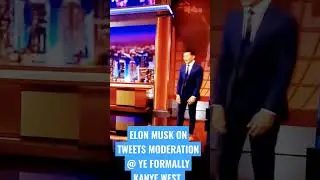 Elon Musk on twitter  moderation with  YE, formerly known as Kanye West. Trevor Noah Daily Show.