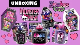 SURPRISE TOYS UNBOXING | MONSTER HIGH POTIONS & ZOMBAES FOREVER