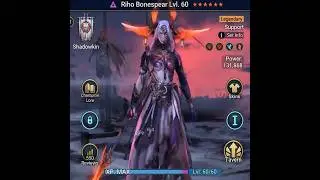 Riho Bonespear  - Raid Shadow Legends AI Fan Art