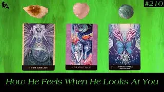 How He Feels When He Looks At You 👀😍❤️‍🔥🥀🌙 ~ Timeless Pick a Card Tarot Reading