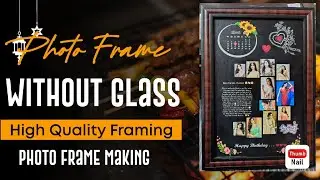 Photo frame Binding without Glass/ Laminate Photo frame Binding #businessideas #photoframe #laminate