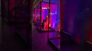 Baku's Live Window Display