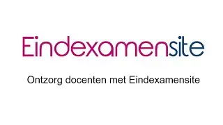 Ontzorg docenten met Eindexamensite