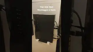 Tim hub pro - staffe per montaggio a muro stampate in 3d #timhubpro #fibraottica #3dprinting