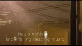 3 hours //snow falling relaxing music  Naulo Abhiyan