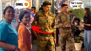 Army boy prank with girl in lucknow😂😁 / prank video/funny /comedy /Gang  of desi boys