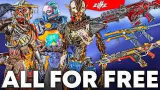 ALL FOR FREE MONSTERS WITHIN SKINS 😩😩😩 &times; Apex Legends