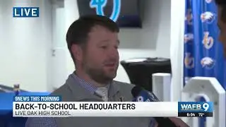 Live Oak High School students return to the classroom