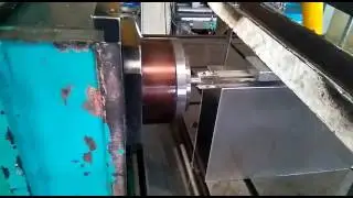 Gun drilling Process  seen trough Glass