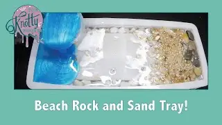 Handmade Ocean Resin Tray with Real Seashells & Stones &ndash; Pouring and Demolding #theknottypourer