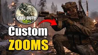 How to Change Custom ZOOM level Sensitivities  in COD Modern Warfare 4 - Snipers EASY