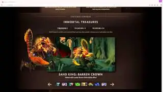 Dota 2 Immortal: Barren Crown (Sand King)