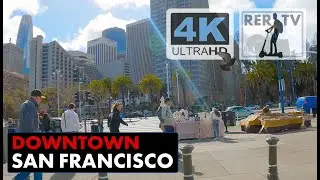 4K City Life 🇱🇷 Downtown San Francisco to Chinatown 15 Minute Scooter Tour