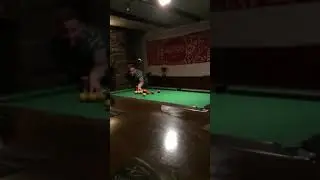 Pub Pool drunken slo mo trick shot