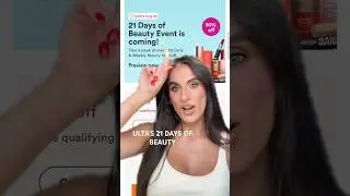 21 days of beauty starts tomorrow! #ultafinds #ultabeauty #21daysofbeauty
