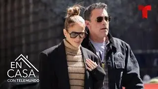 Jennifer Lopez y Ben Affleck salieron juntos a realizar compras | En Casa Con Telemundo