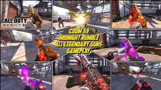  All Legendary Guns Gameplay - Kill Effect - Reload - Iron Sight Inspection S9 Midnight Rumble Leaks