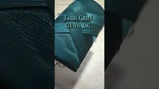Mini Size Green Tussel Clutch Bag #amazing #viral #fypシ゚viral #accessories #Cute #Bag #SimpleClutch