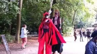 Chapeau Claque Rouge-Fantasie & Feuertheater