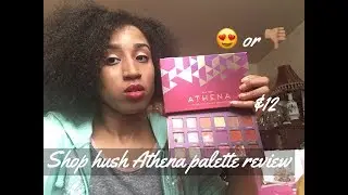 Shop hush bad habit  Athena palette review| first impression | huda beauty palette dupe?