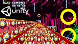 Unity Engine 2D Sonic Physics Framework Progress Update #9 - Debug Mode And Half Pipes