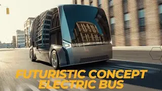 Most Futuristic Concept Electric Bus In The World REE XBW