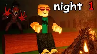 Roblox выживи неделю в лесу...