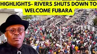 Highlights- Rivers State Shuts Down for Gov Sim Fubara&rsquo;s Reinstatement | Thousands Celebrate