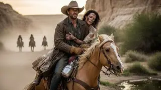 A Woman Was Chased Through The Desert By Cruel Men, The Cowboy's Horse Was Faster